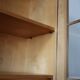 60's glass bookcase