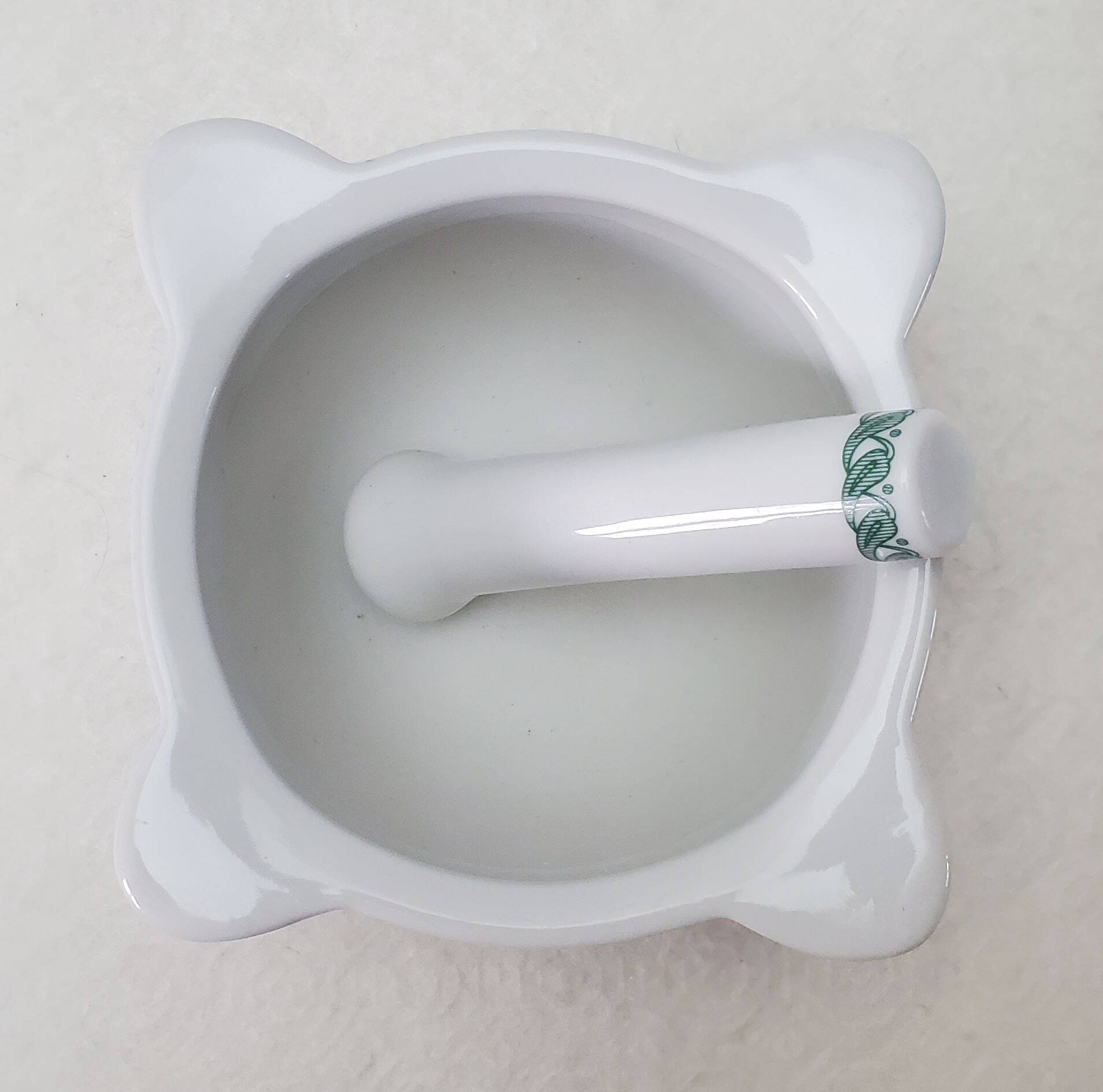 Mortier et pilon porcelaine tognana le terrine botaniche