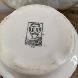 Vintage hard blue & white ceramic bowl - Anfora: art from Madagascar - TBEG!