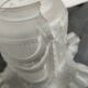 old frosted glass tulip globe