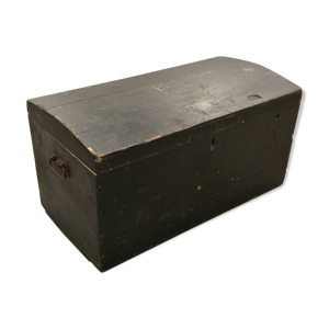 Malle de rangement noire