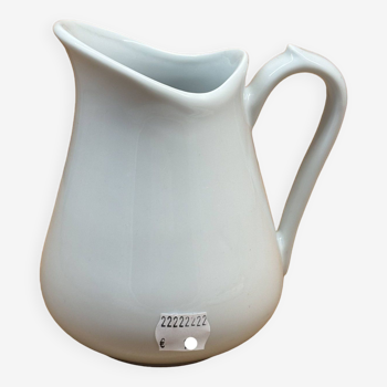 White pitcher