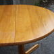 200cm pine expandable dining table