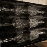 Set of crystal glasses