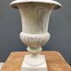 Cast iron garden vase grey planter