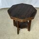 Table d'appoint octogonale piètement quadripode à entretoise de style moderniste