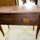 Very rare wig chest with a drawer in Louis XV style with marquetry.