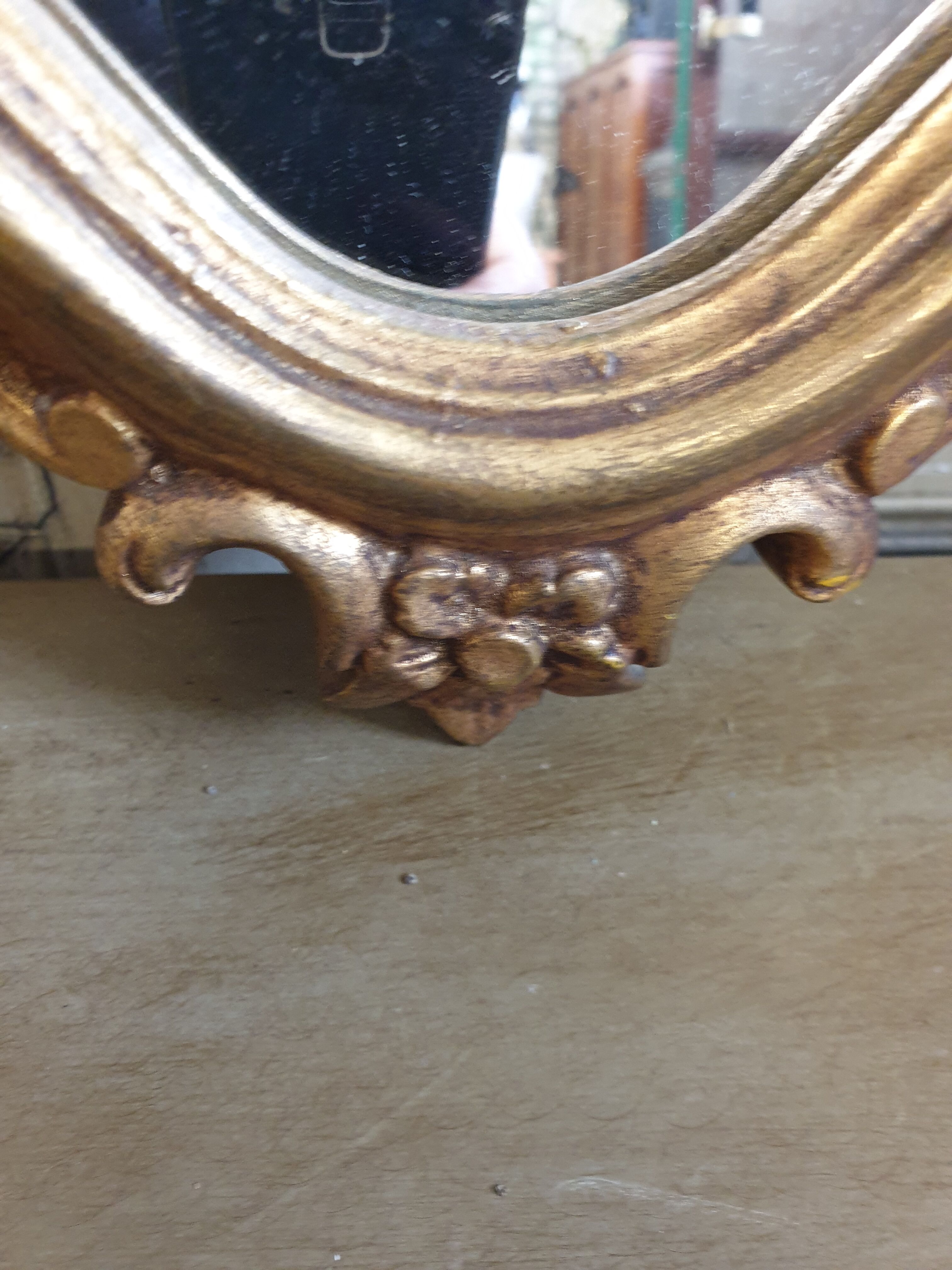 Golden mirror