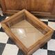 Vitrine de comptoir en chêne Fin XIXème / Déb. XXème