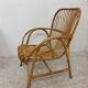 Vintage rattan armchair