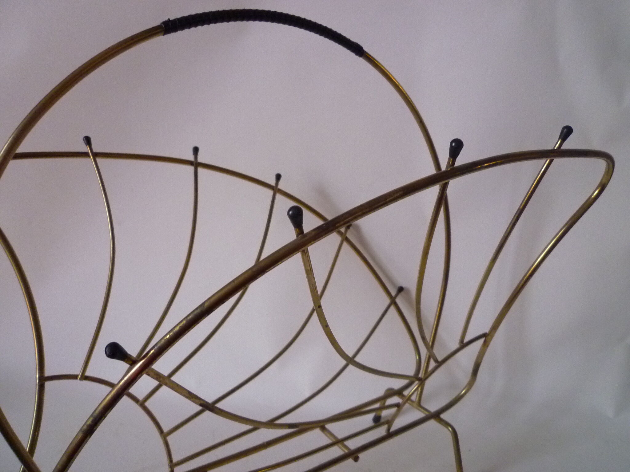 50s gold plated magazine rack