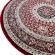Round oriental wool rug 2m