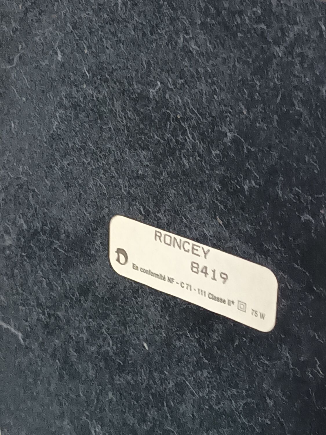 Vintage ceramic baluster lamp foot