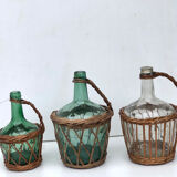 Dama jeanne dressed wicker