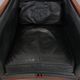 Black cow leather armchair in Art Deco design