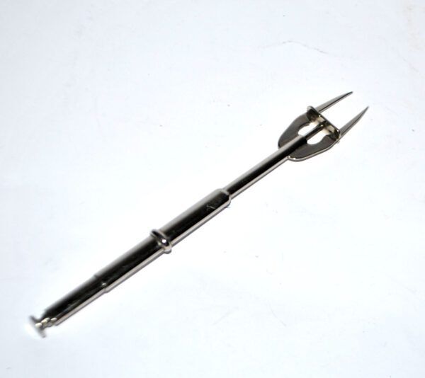 Crustacean claw - silver-plated lobster pick with pusher