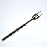 Crustacean claw - silver-plated lobster pick with pusher