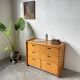 1980s pine chest of drawers
