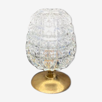 Glass "cone" globe lamp