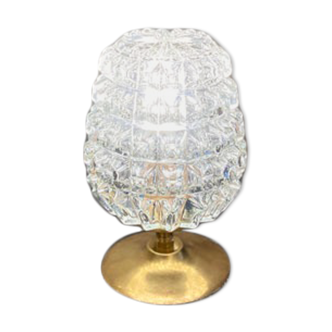 Glass "cone" globe lamp