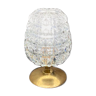 Glass "cone" globe lamp