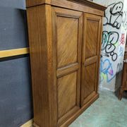 Oak trade furniture or notary cabinet