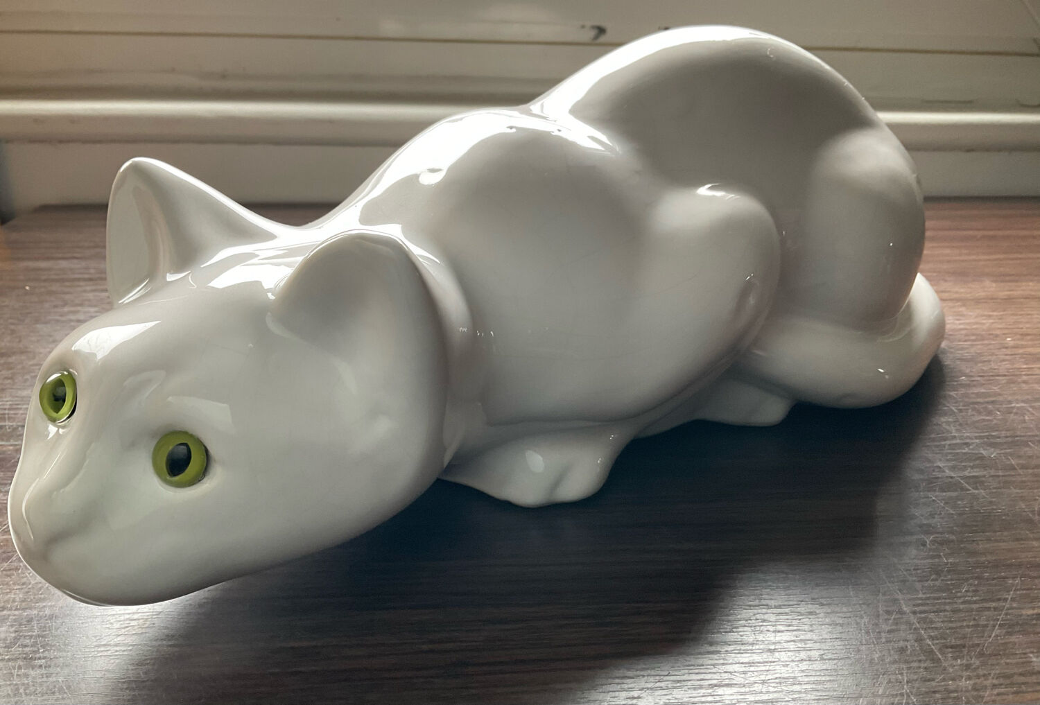 Vintage ceramic cat 70s