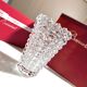 Baccarat Crystal Zig Zag Vase (25cm)