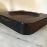 Vintage trinket bowl in solid wood