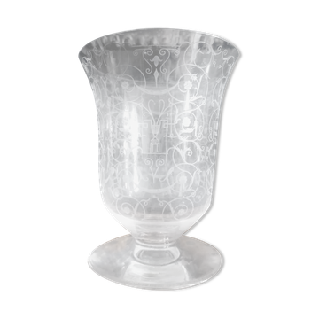 Baccarat vase Michelangelo art deco
