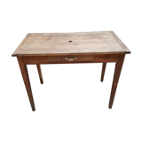 Old table feet spindles one drawer piling