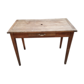 Old table feet spindles one drawer piling