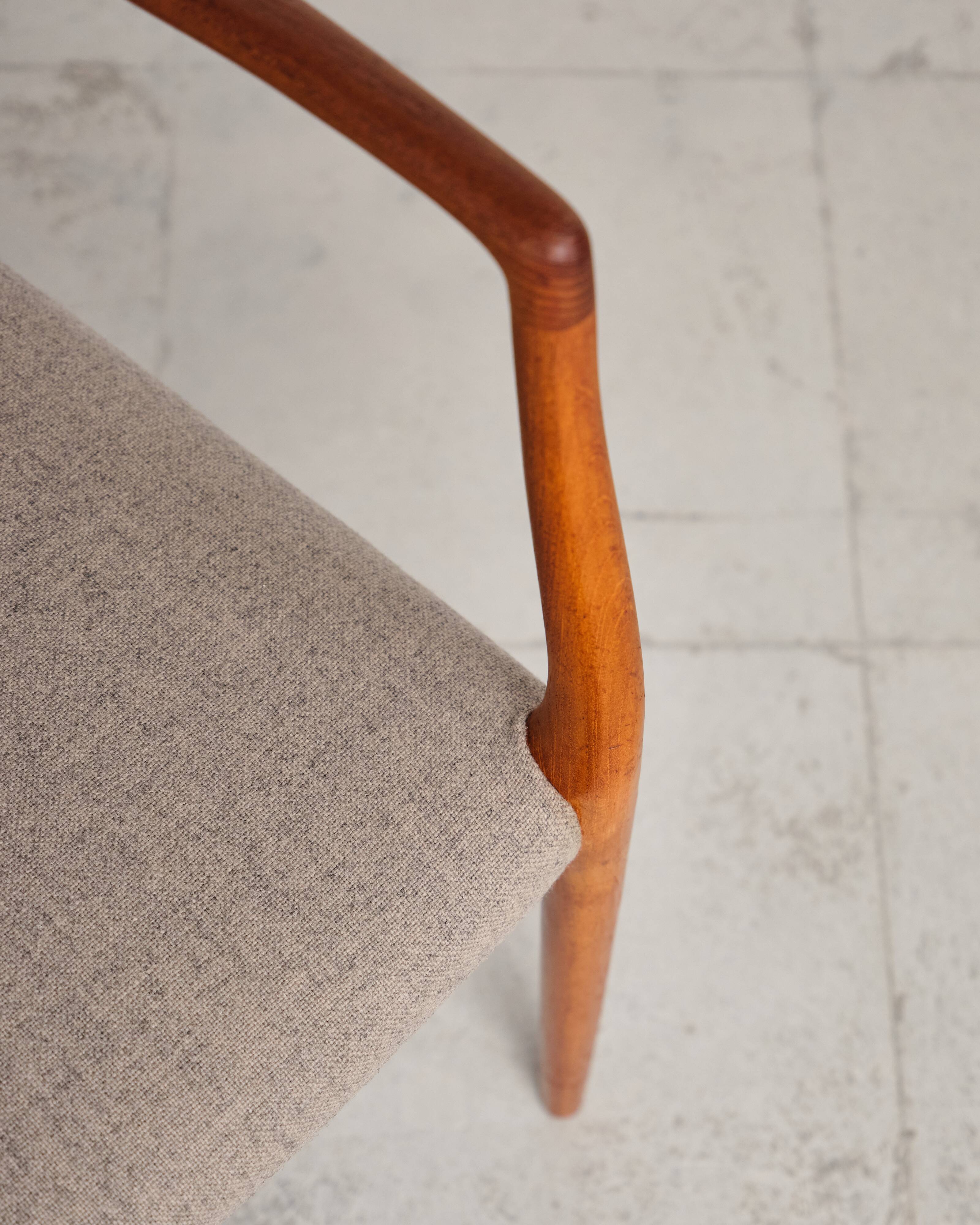 Ensemble de 2 fauteuils danois Niels O. Møller 65, design du XXe siècle
