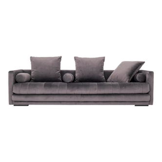 Sofa kopenhaga grey velour, scandinavian design