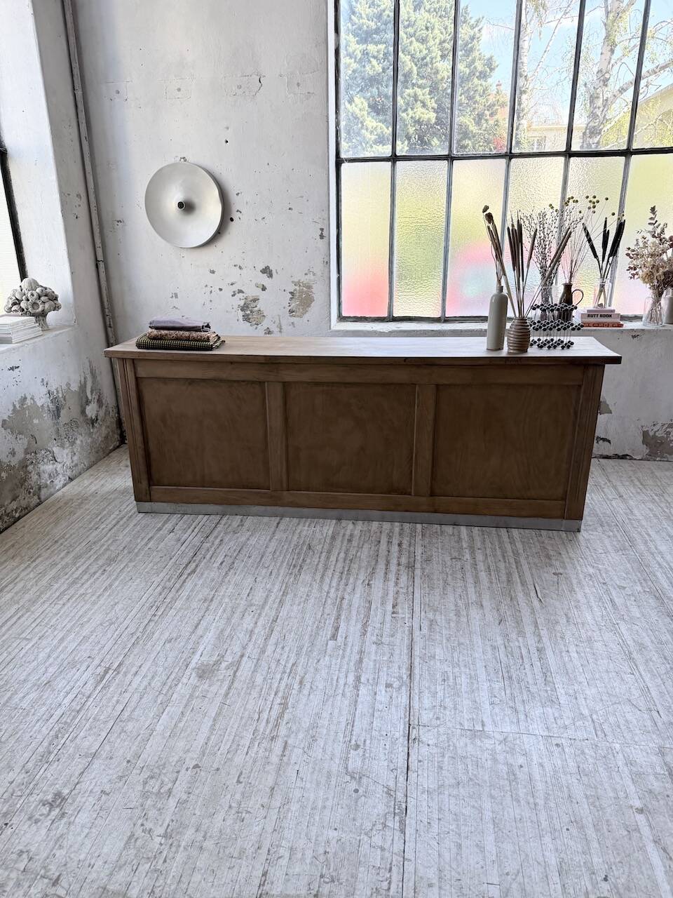 Walnut trade counter 2m5