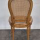 Pair of caned chairs in Louis XVI style