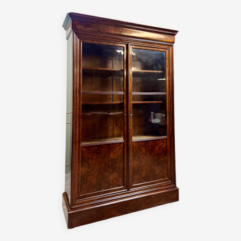 Mahogany Bookcase From Cuba, Restoration Period, 19th Century