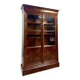 Bibliothèque En Acajou De Cuba D’époque Restauration XIX Eme Siècle