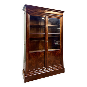 Mahogany Bookcase From Cuba, Restoration Period, 19th Century