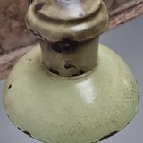 Old street lamp soft green enamel hanging lamp