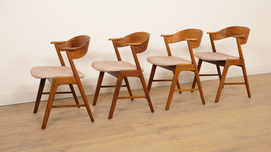 4 x dining chairs | Korup Stolefabrik | KS 21 | Re-upholstered