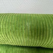 Modular green velvet corner sofa, 1970s
