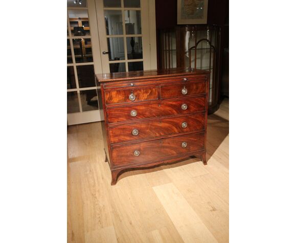 19th Century  mahogany chest of drawers