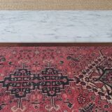 Marble and brass coffee table