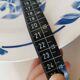 set of 5 Creil et Montereau soup plates, blue flower pattern