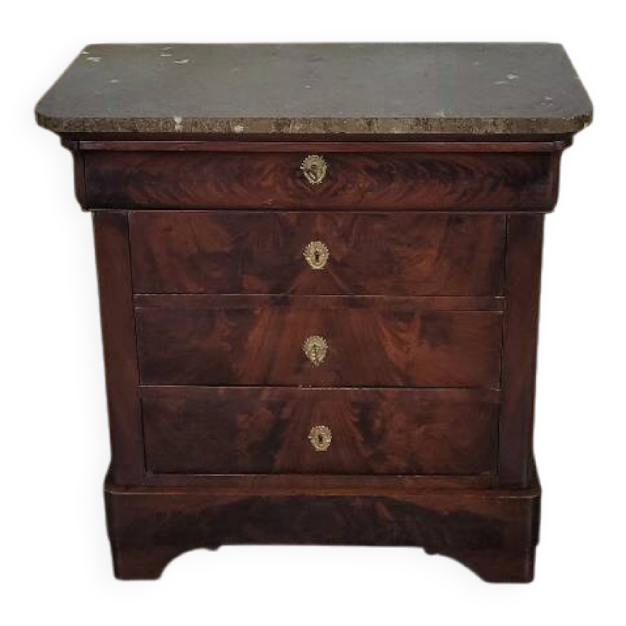 Small mahogany Louis Philippe chest of drawers