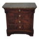 Small mahogany Louis Philippe chest of drawers
