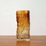 Mid-century modern glass vase by Kai Blomqvist for Kumela, Finland, 1960s.