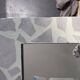 Miroir en travertin - fait main