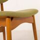 Arne Hovmand Olsen style Scandinavian mid century chairs, set of 4, 1970s